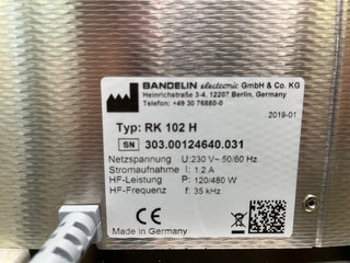 Bandelin Ultraschallgerät Sonorex RK102H gebraucht