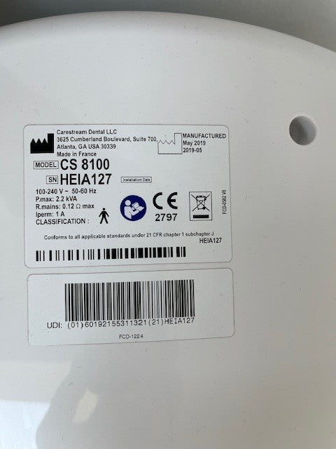 Carestream CS8100 Röntgengerät Bj. 2019